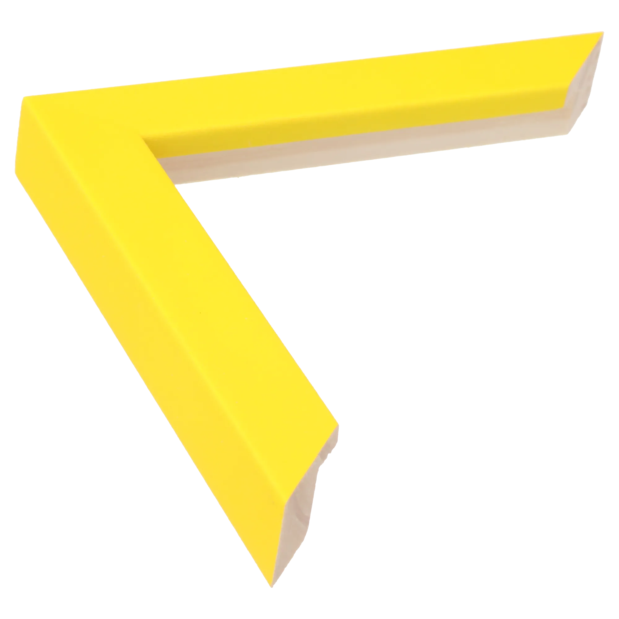 Cube in yellow picture frame