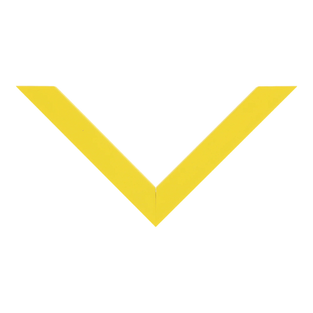 Top view of Cube picture frame in yellow