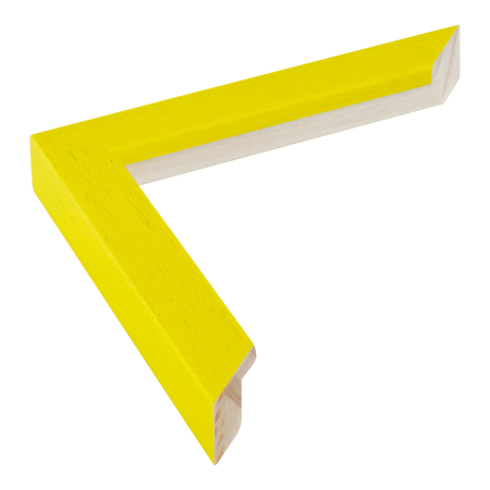 Cube in yellow picture frame