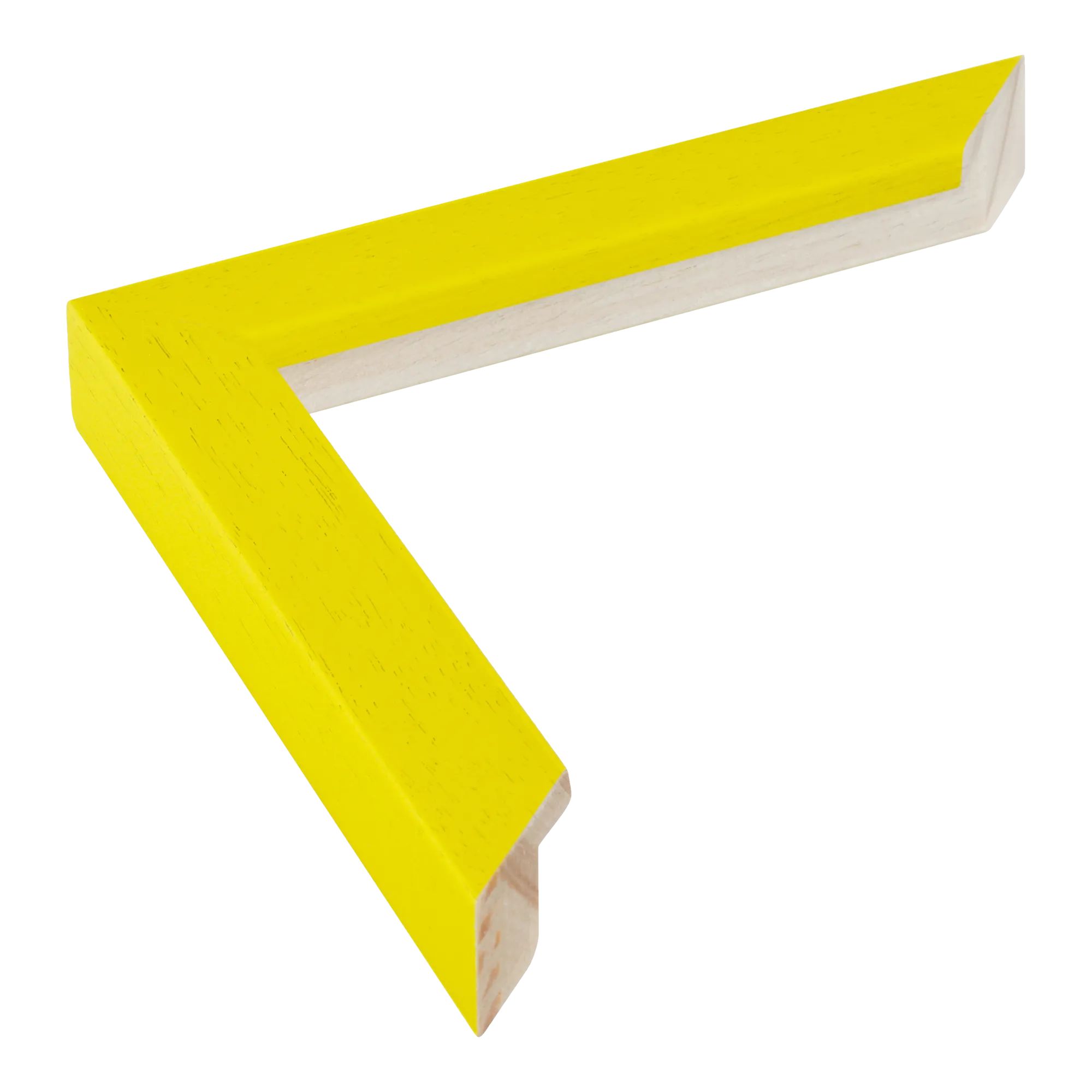 Cube in yellow picture frame