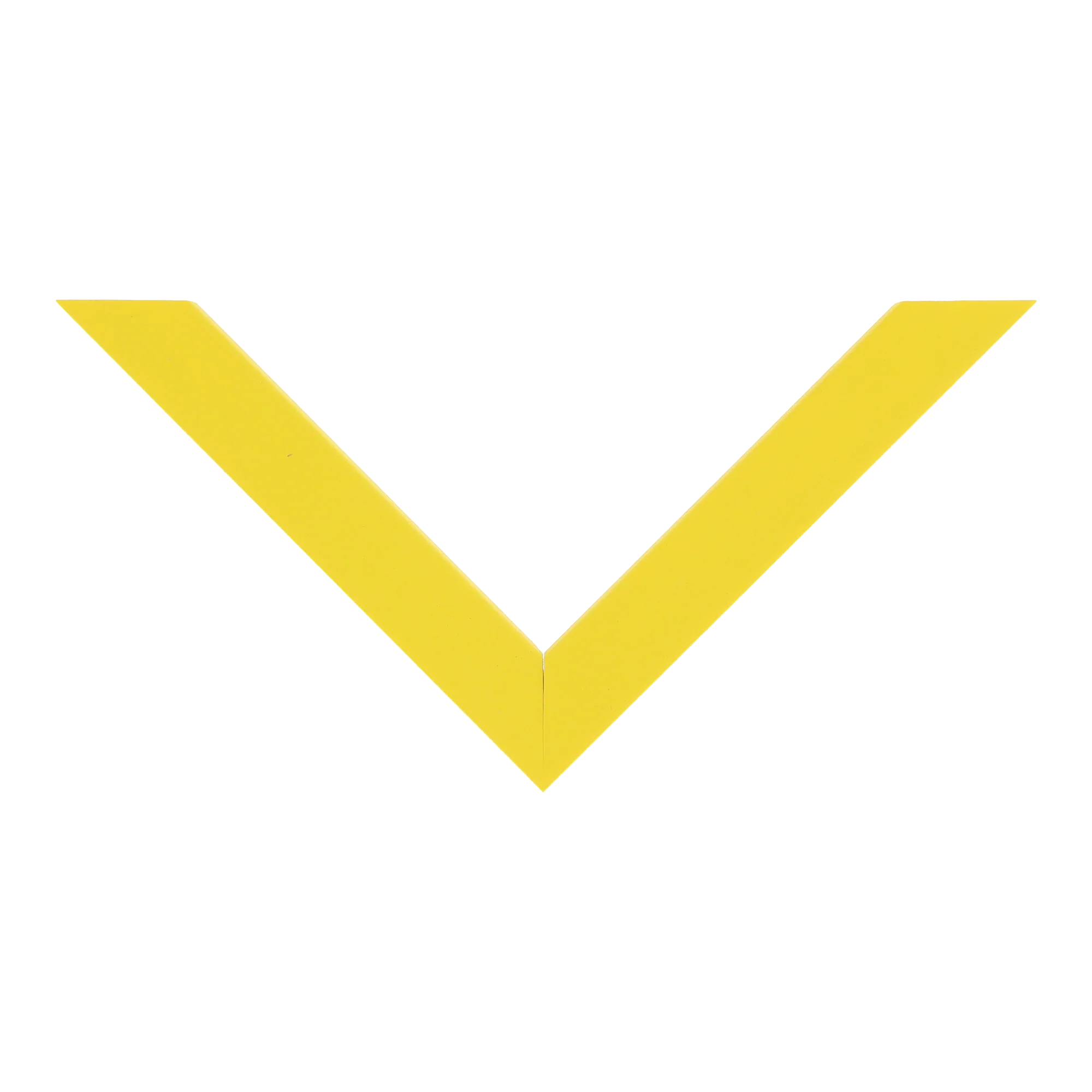 Top view of Cube picture frame in yellow