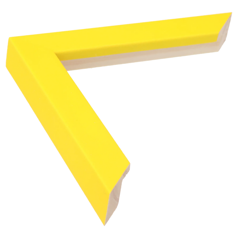 Cube in yellow picture frame