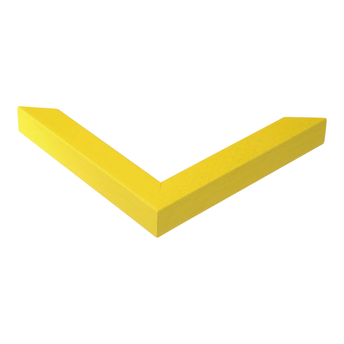 Corner view of Cube in yellow picture frame