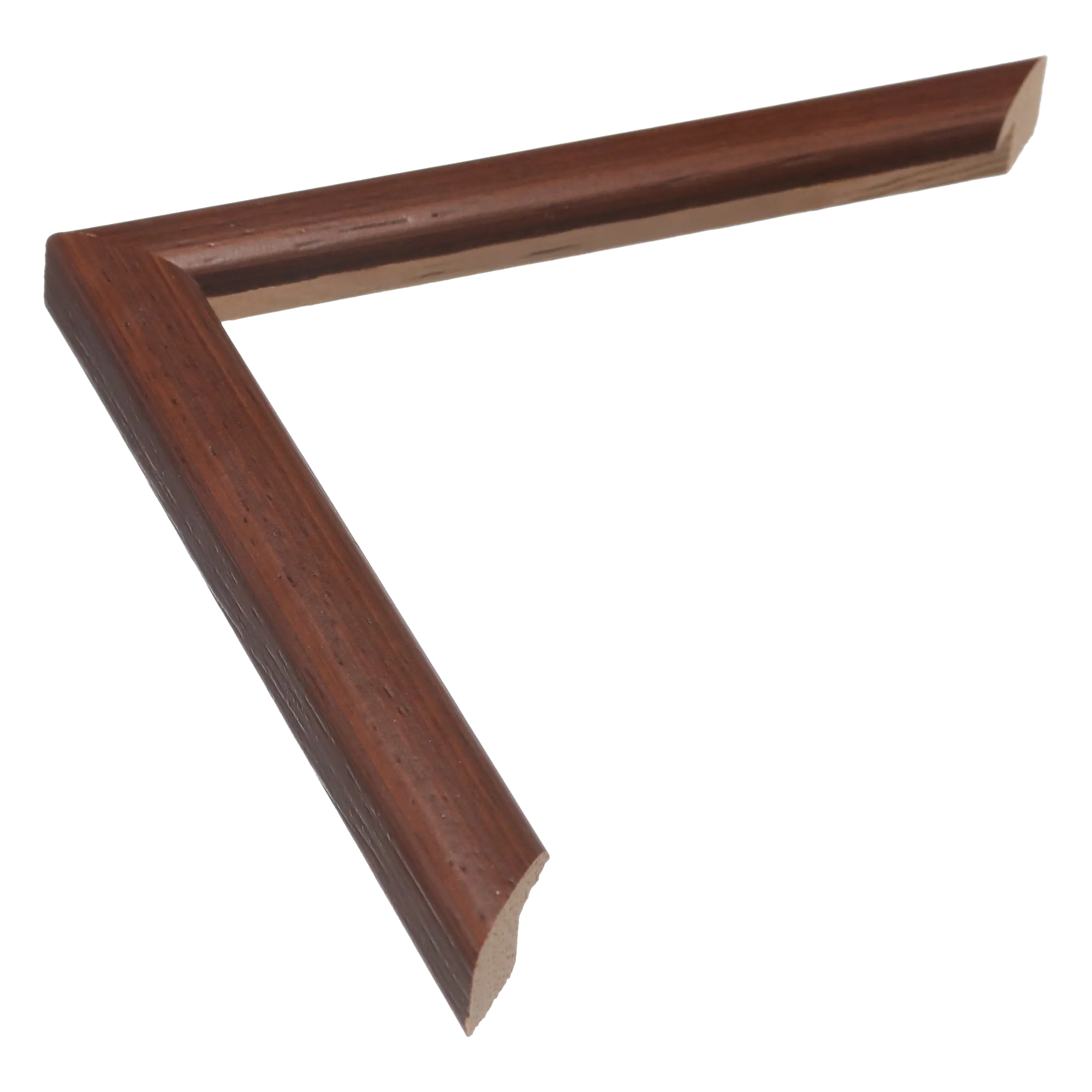 Cushion in brown grain picture frame