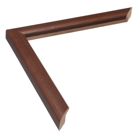 Cushion in brown grain picture frame