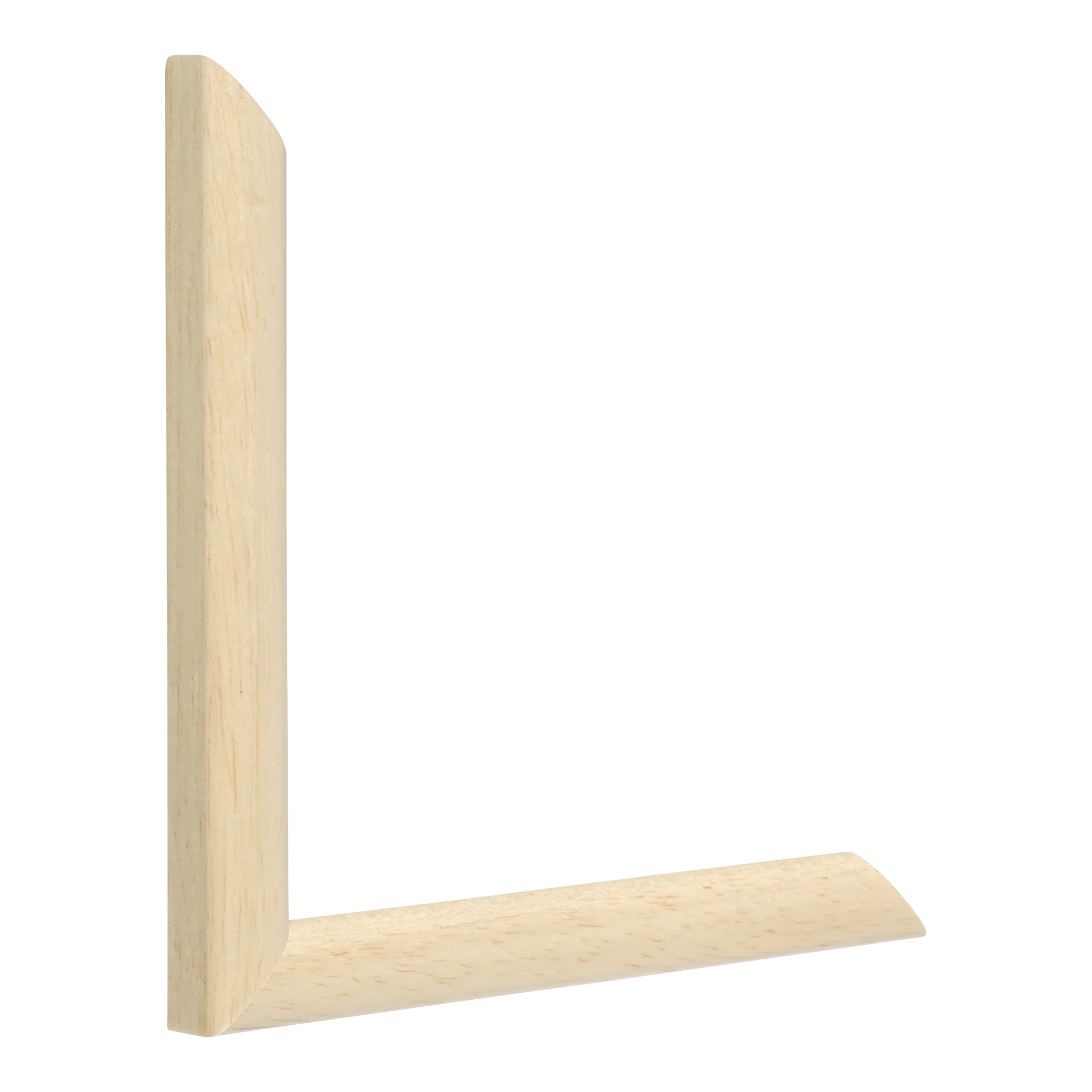 Vertical view of cushion natural picture frame sample