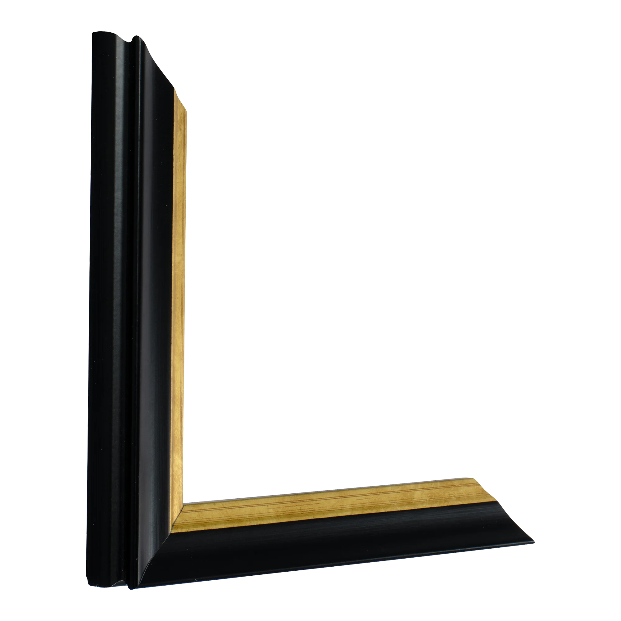 Diploma in black & gold picture frame