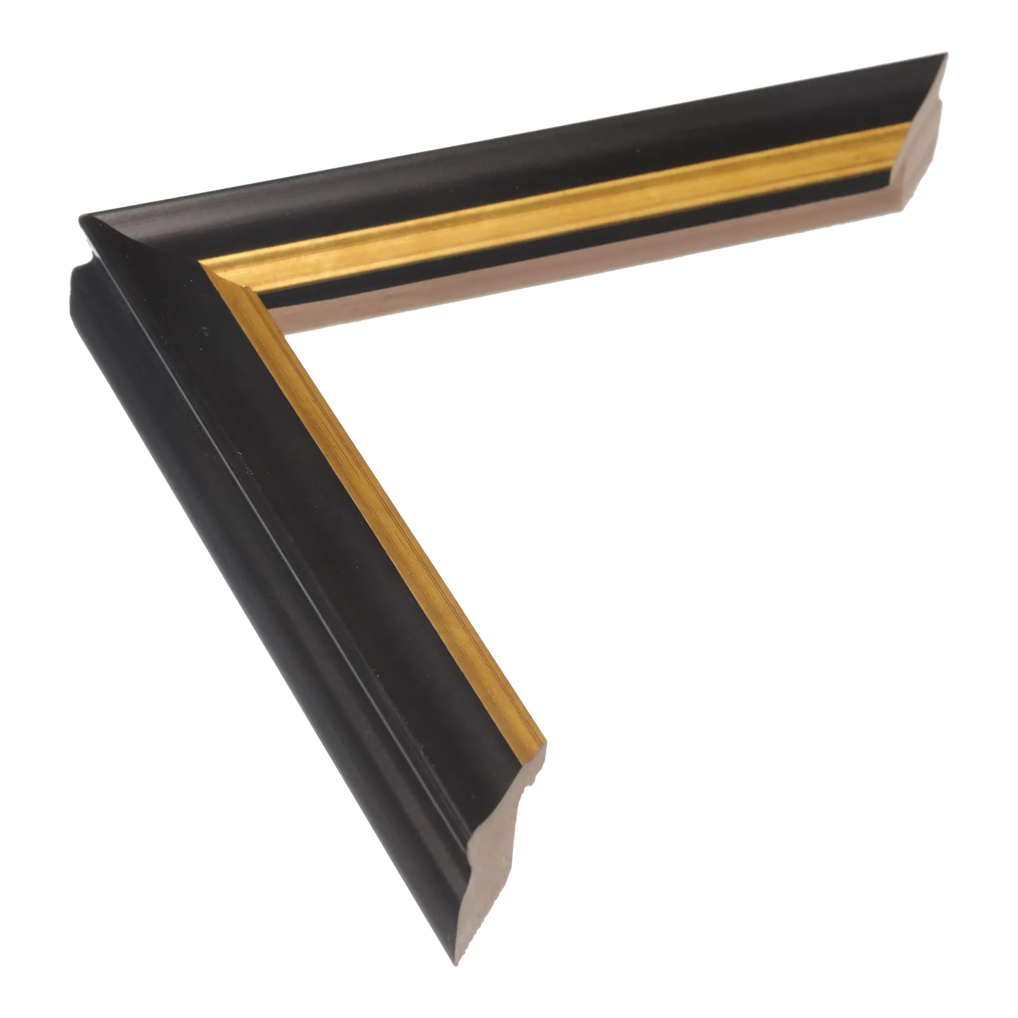 Diploma in black & gold picture frame