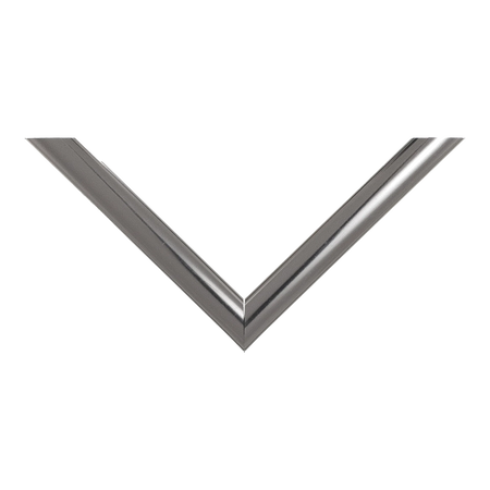 Top view of Echo picture frame in chrome