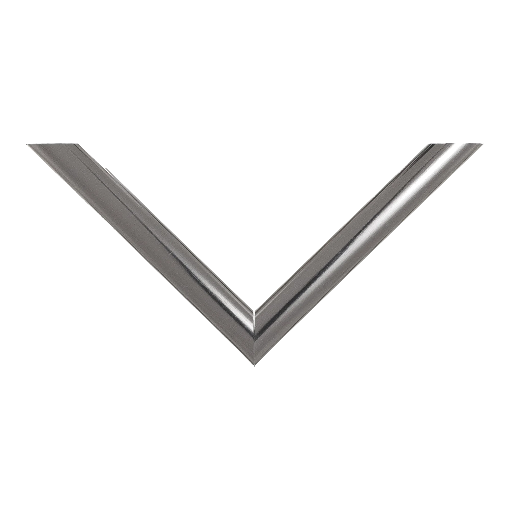 Top view of Echo picture frame in chrome