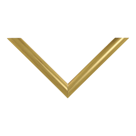 Top view of Echo picture frame in gold