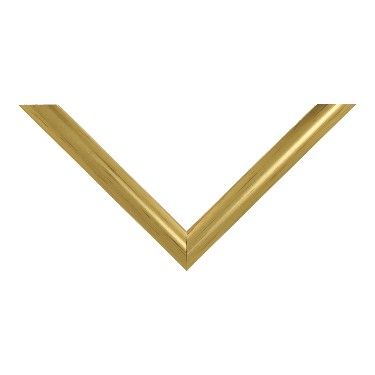 Top view of Echo picture frame in gold