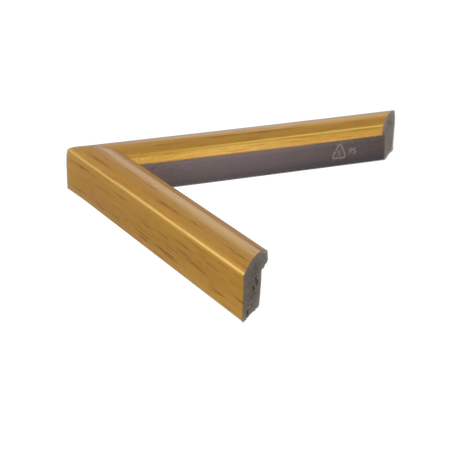 Side view of Echo picture frame in gold