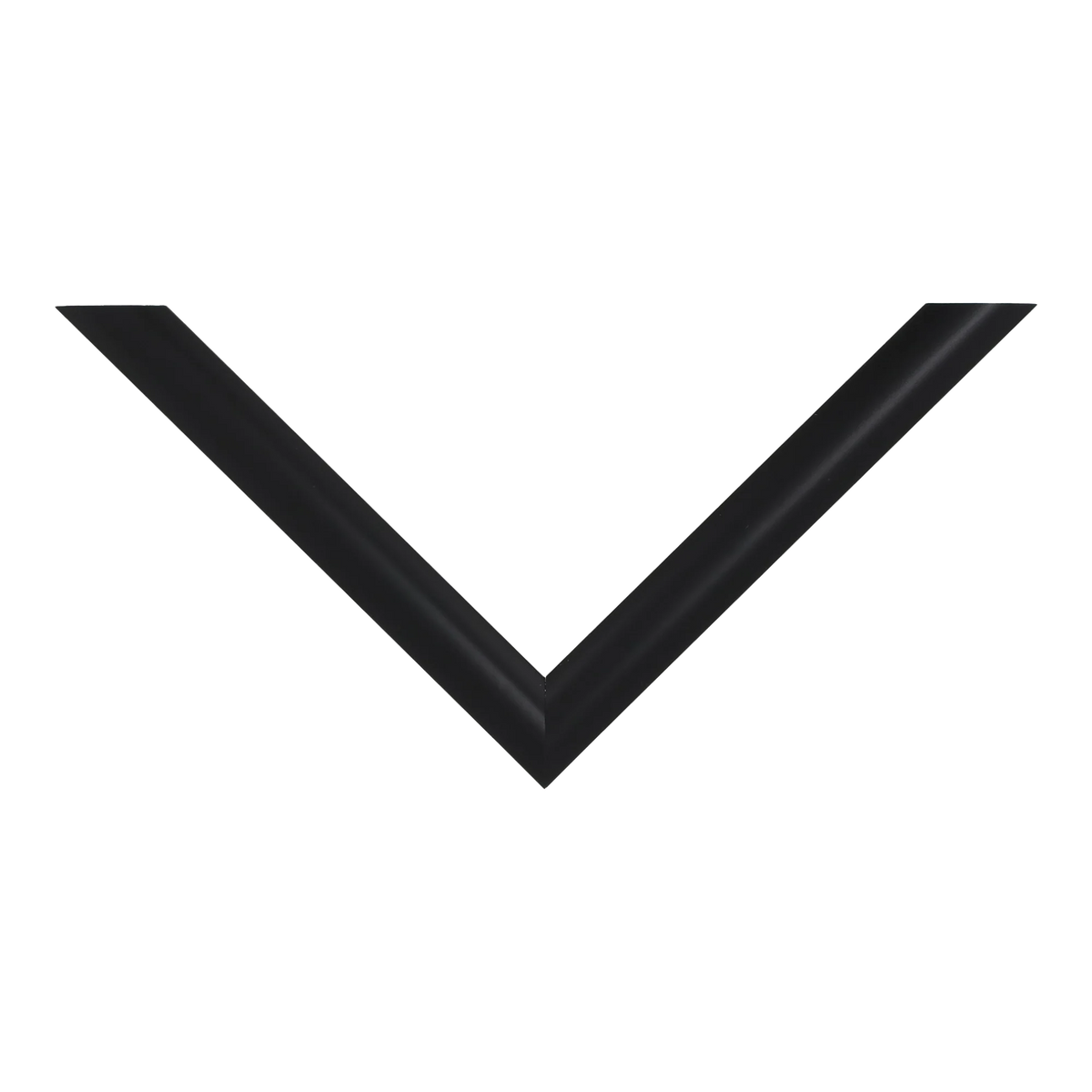 Top view of Echo picture frame in matt black