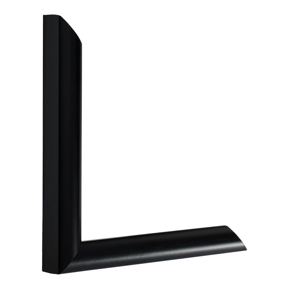 Vertical view of echo matt black picture frame