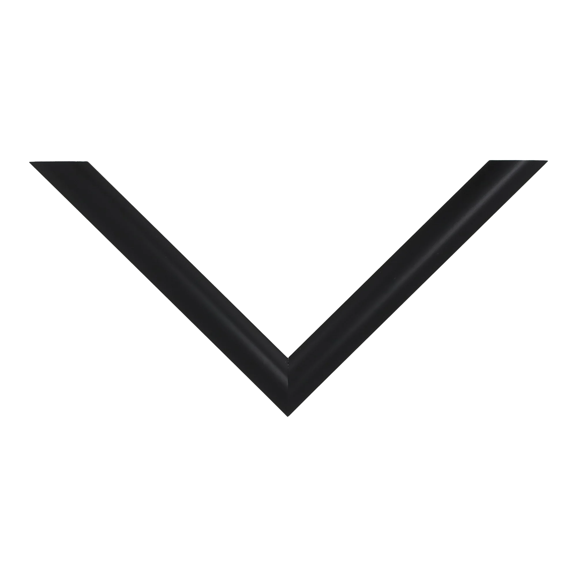 Top view of Echo picture frame in matt black