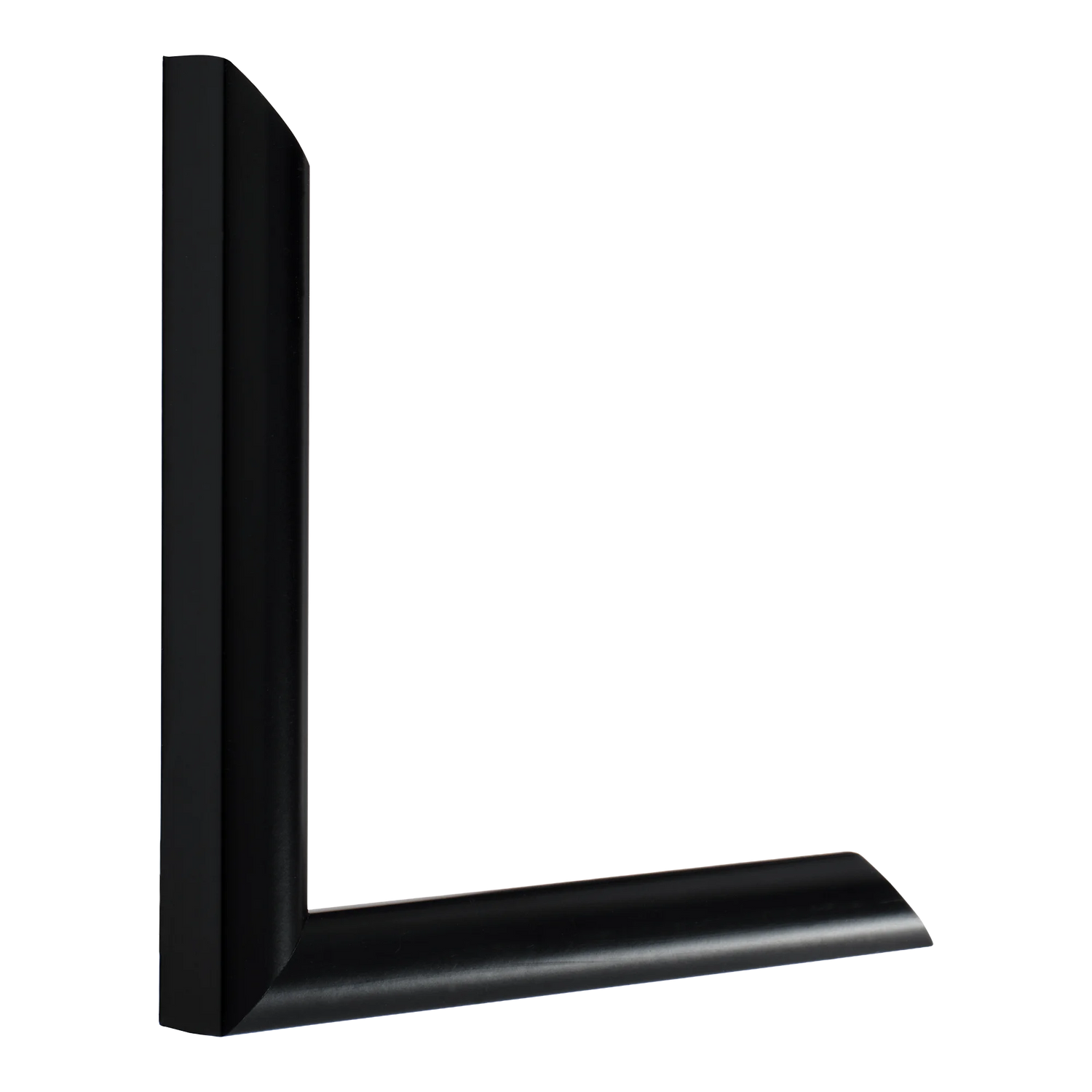 Vertical view of echo matt black picture frame