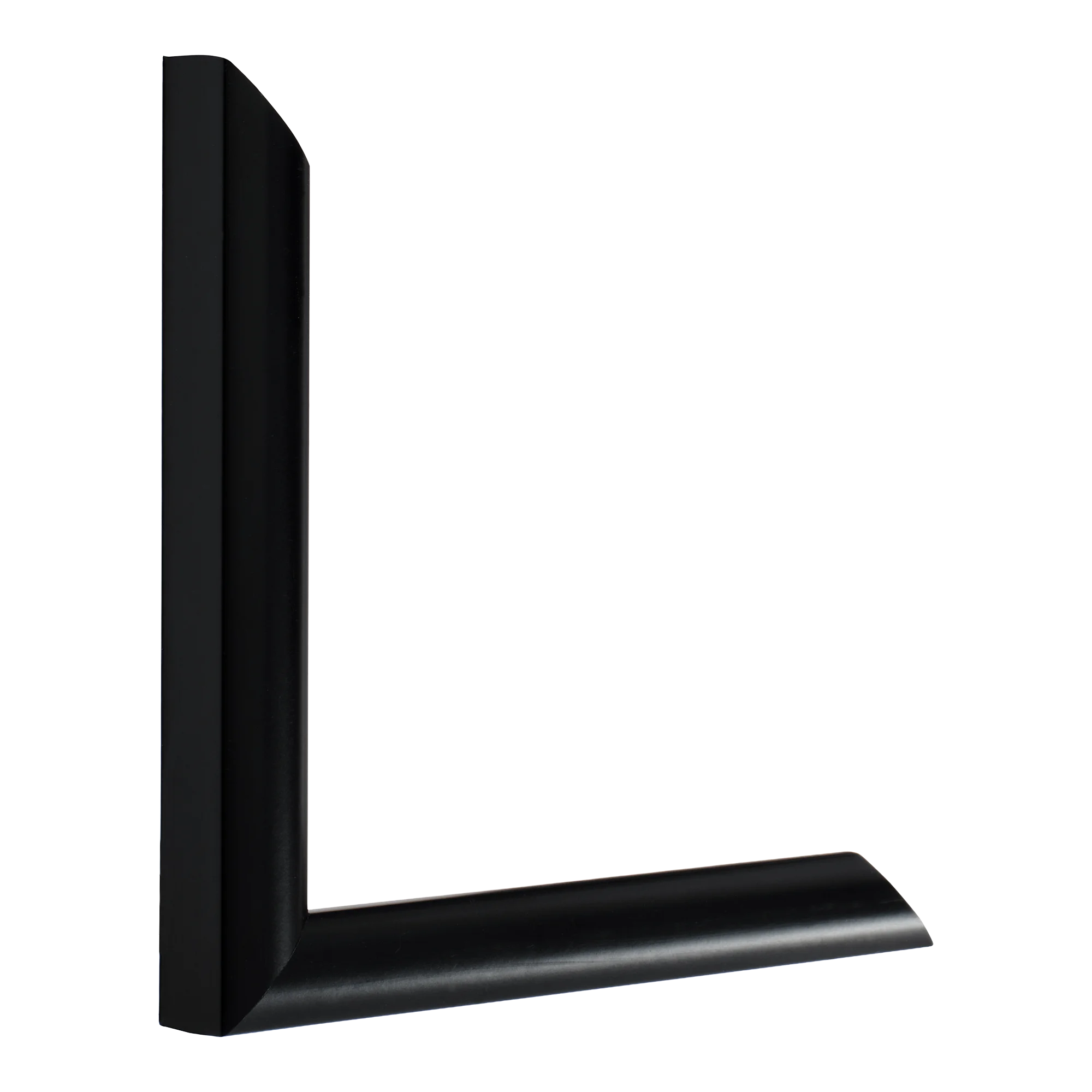 Vertical view of echo matt black picture frame