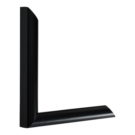 Vertical view of echo matt black picture frame