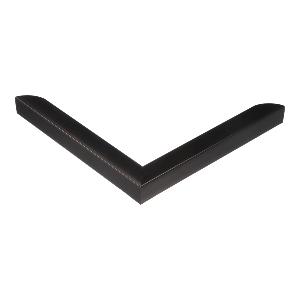 Corner view of Echo in matt black picture frame