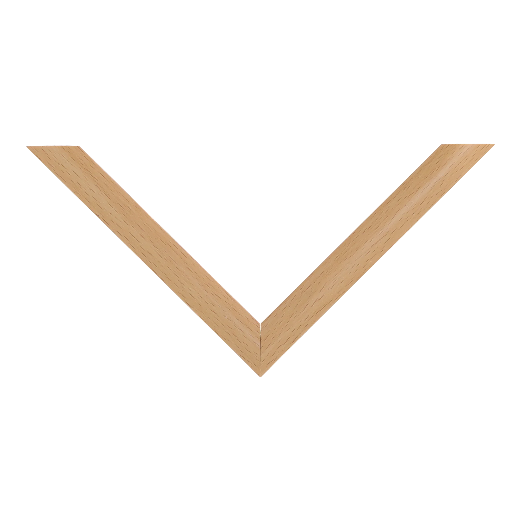 Top view of Echo picture frame in natural