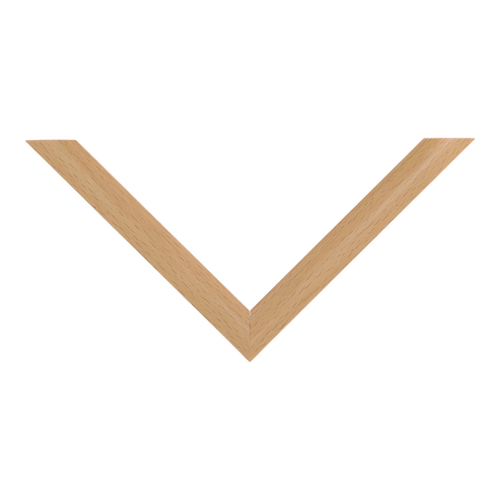 Top view of Echo picture frame in natural