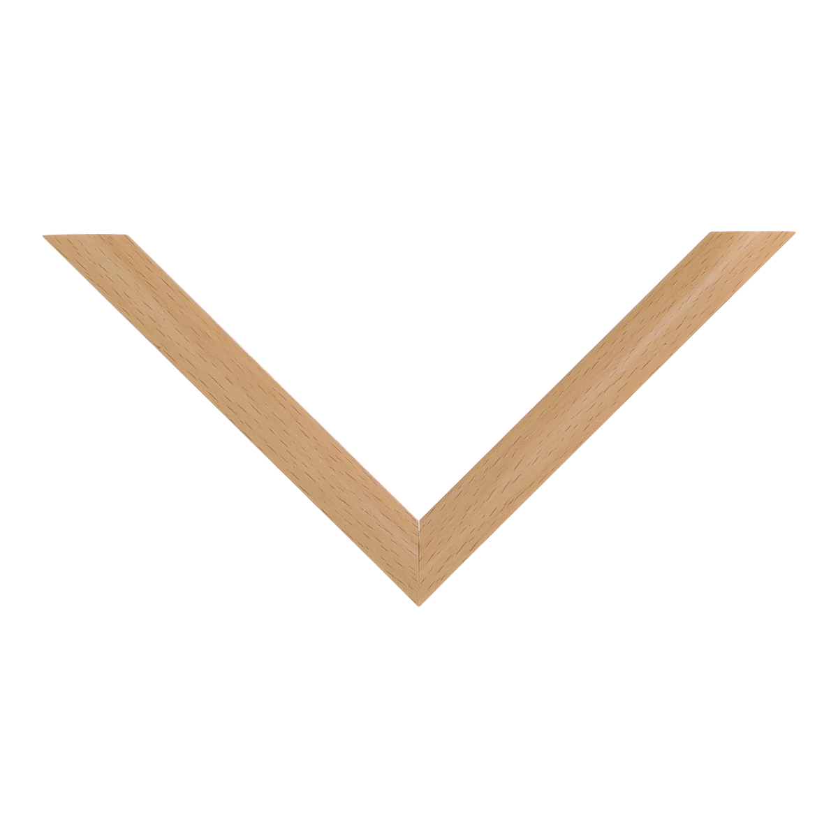 Top view of Echo picture frame in natural