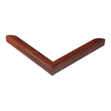 Corner view of Echo in oak picture frame