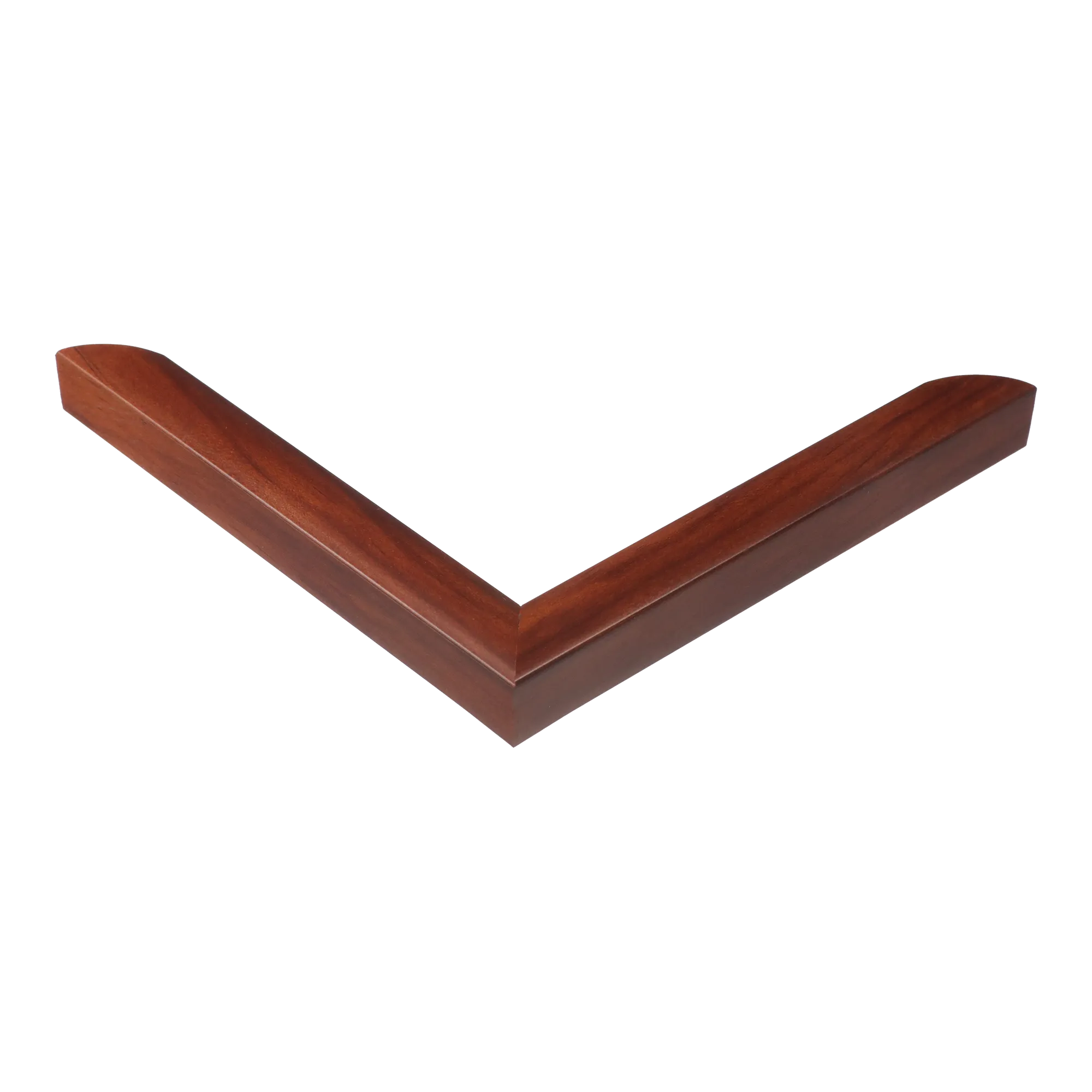 Corner view of Echo in oak picture frame