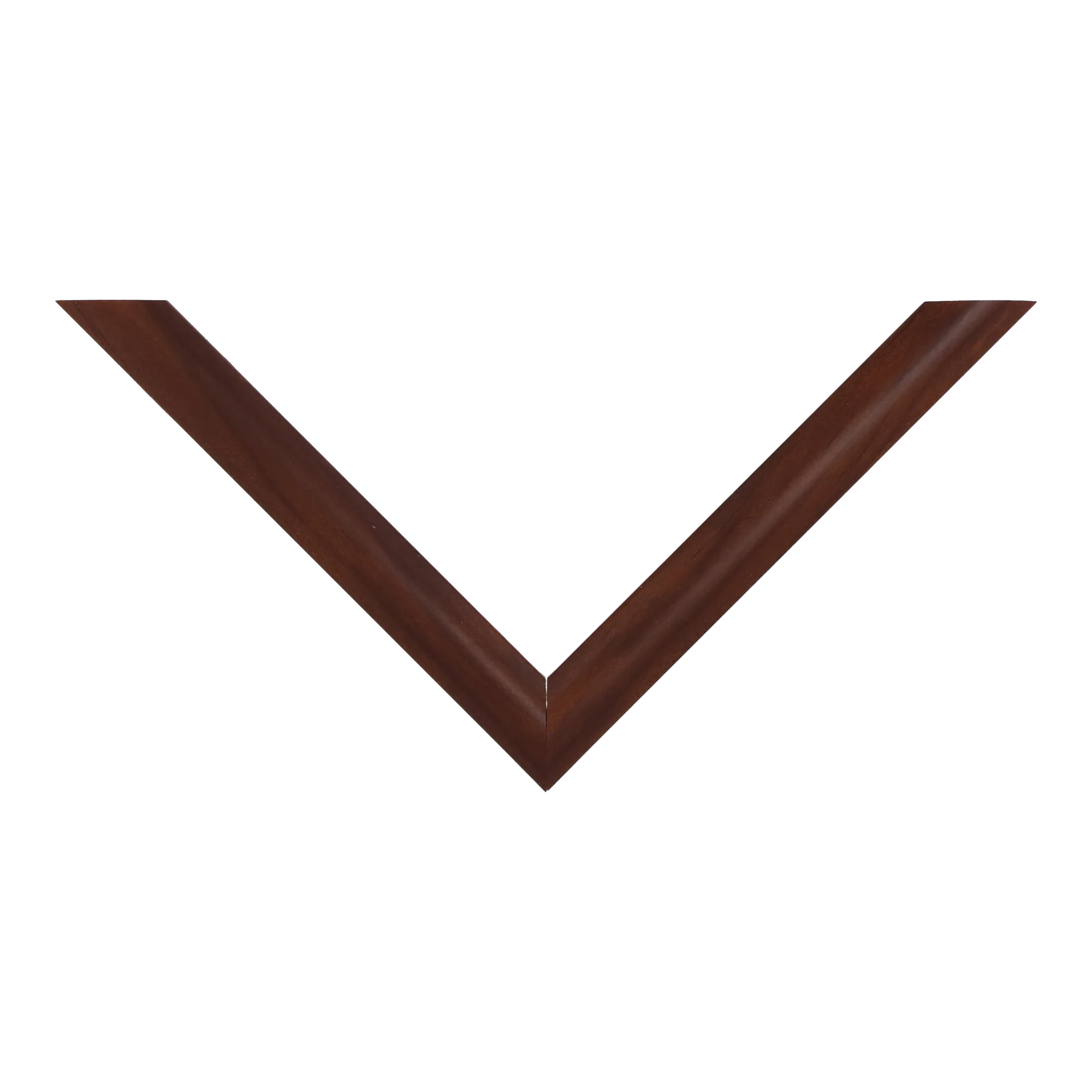 Top view of Echo picture frame in oak