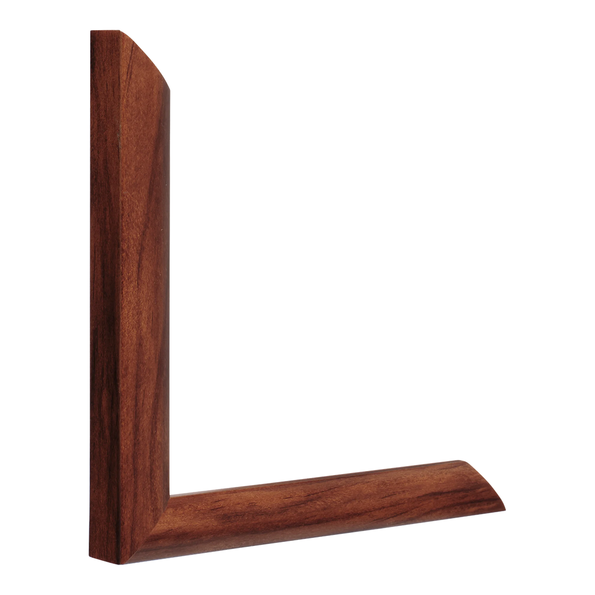 Vertical view of echo oak picture frame sample