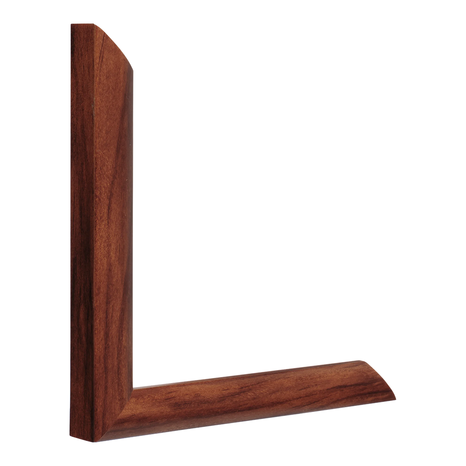 Vertical view of echo oak picture frame sample