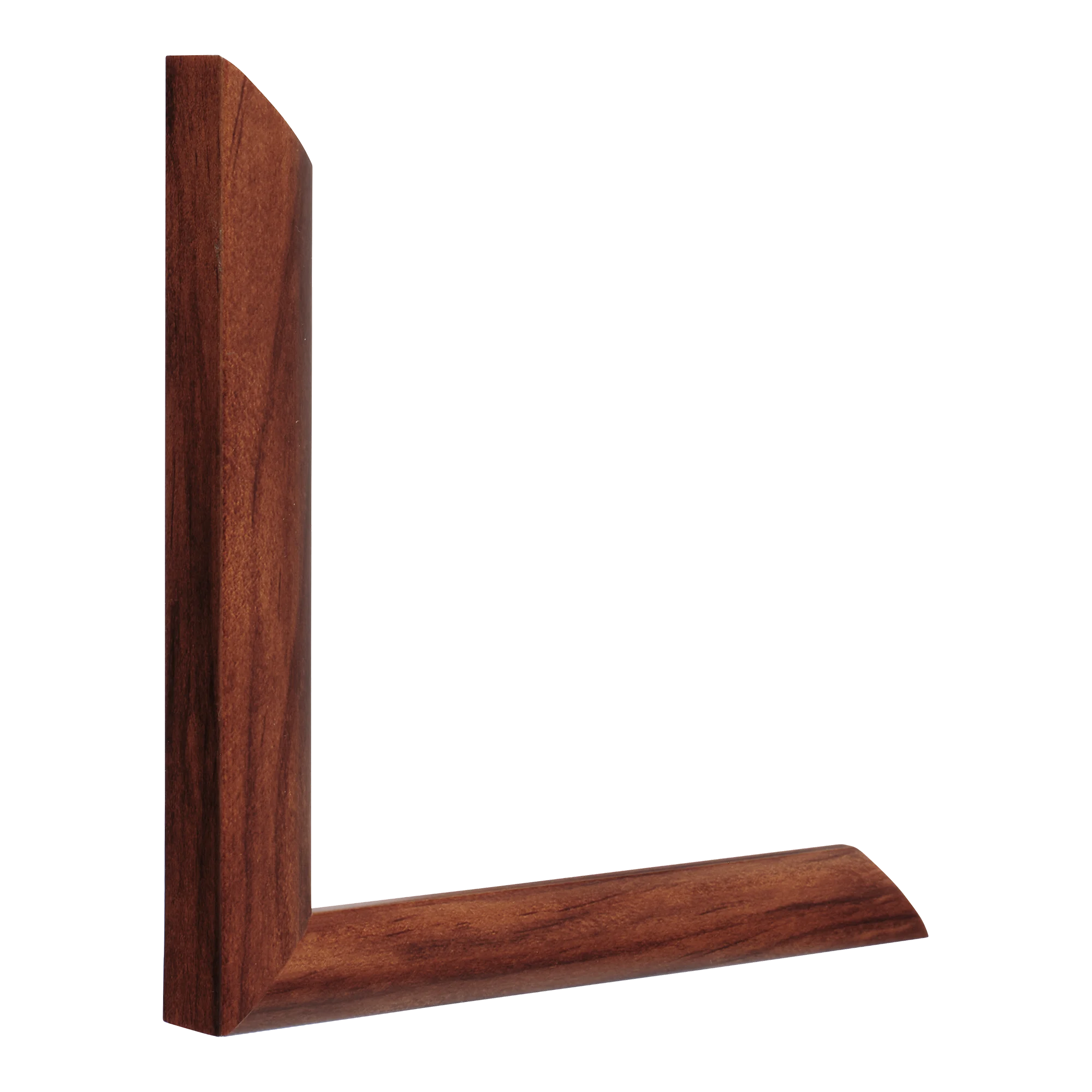 Vertical view of echo oak picture frame sample