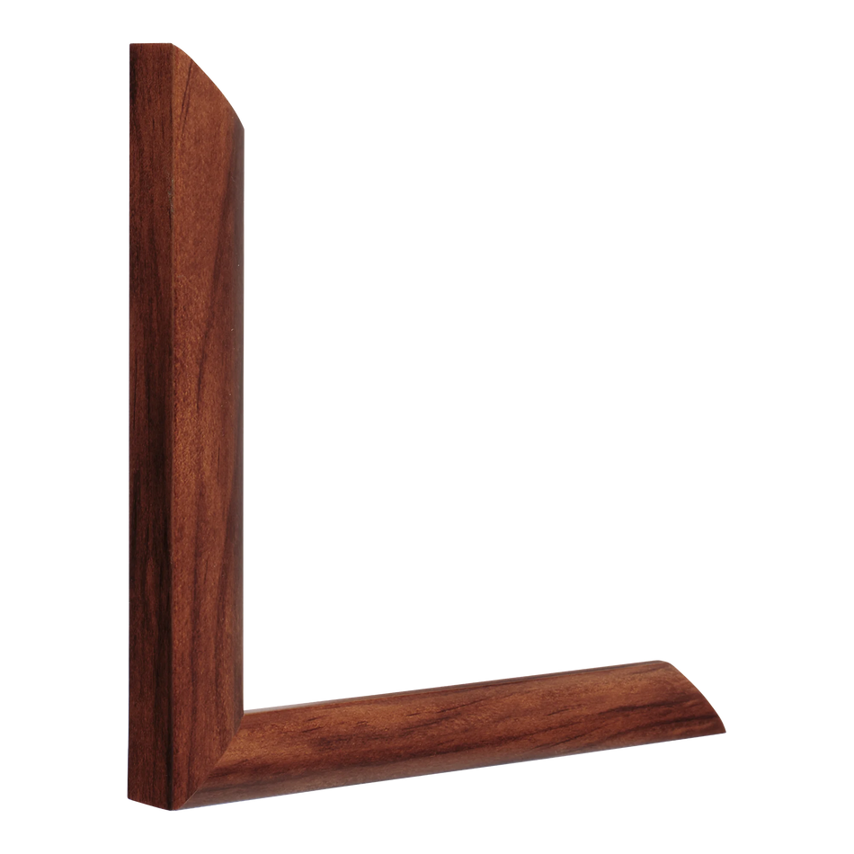 Vertical view of echo oak picture frame sample