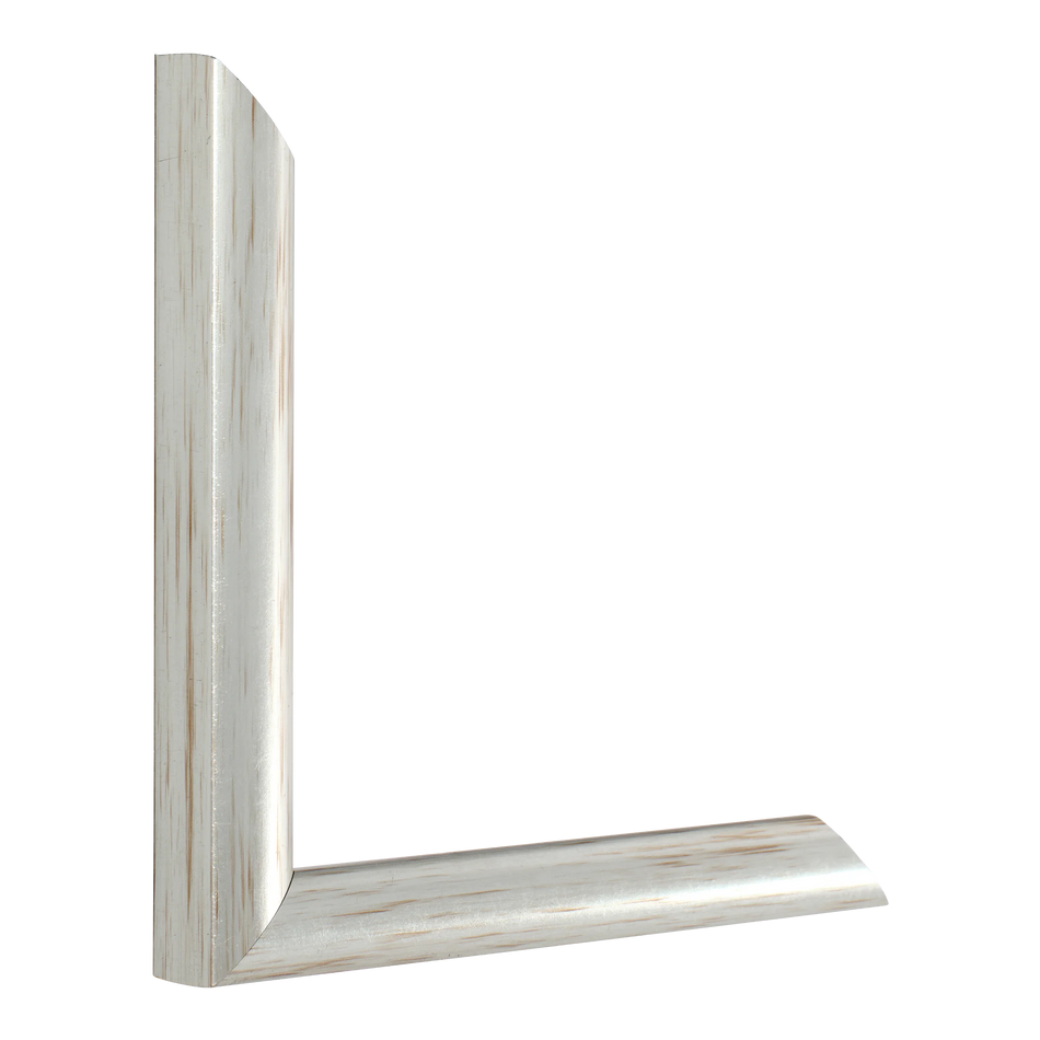 Vertical view of echo silver picture frame sample