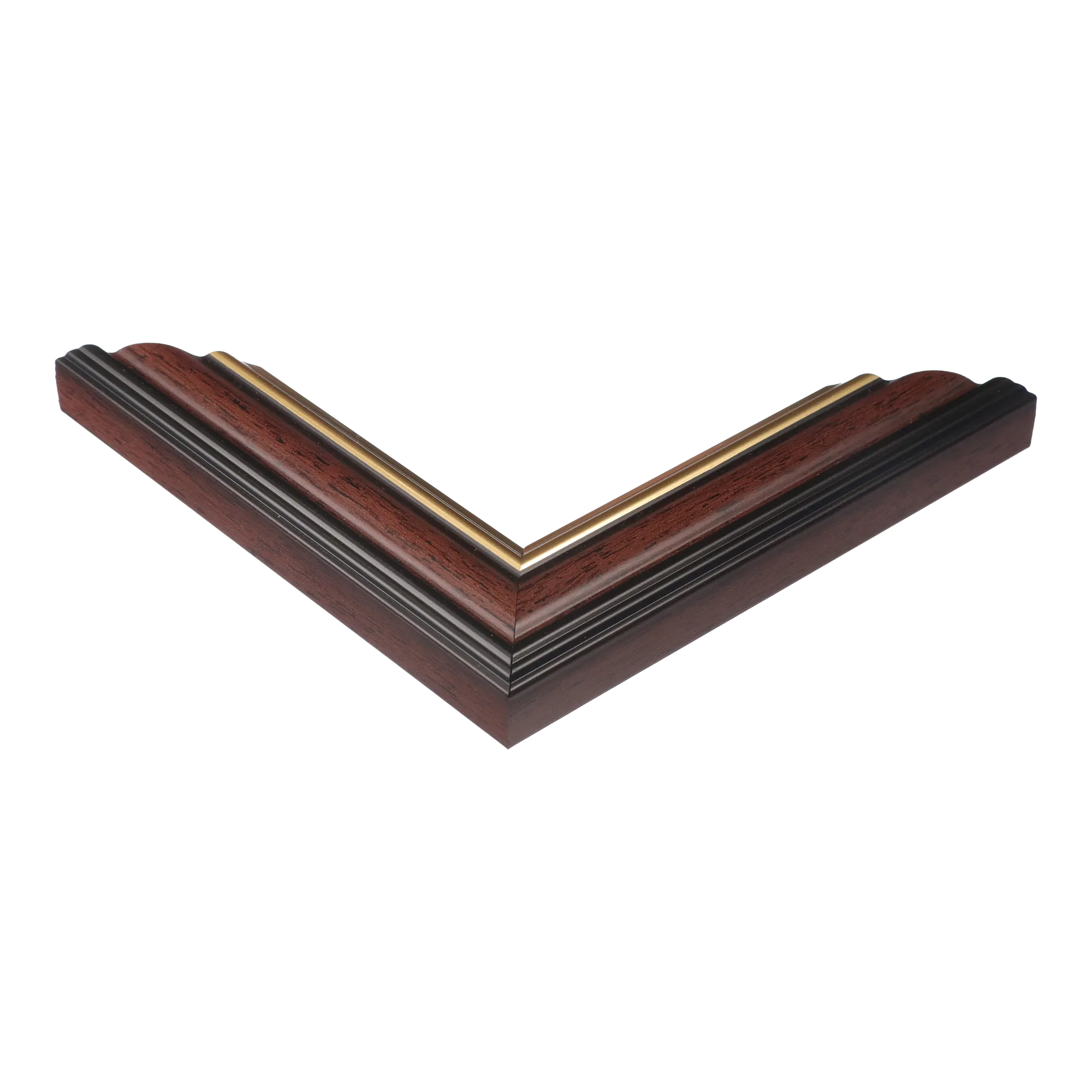 Corner view of EcoEmpire in brown picture frame