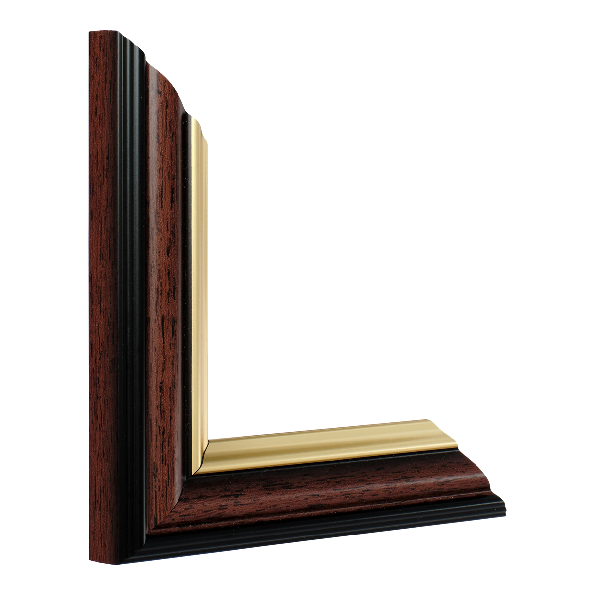 Vertical view of ecoempire brown picture frame sample