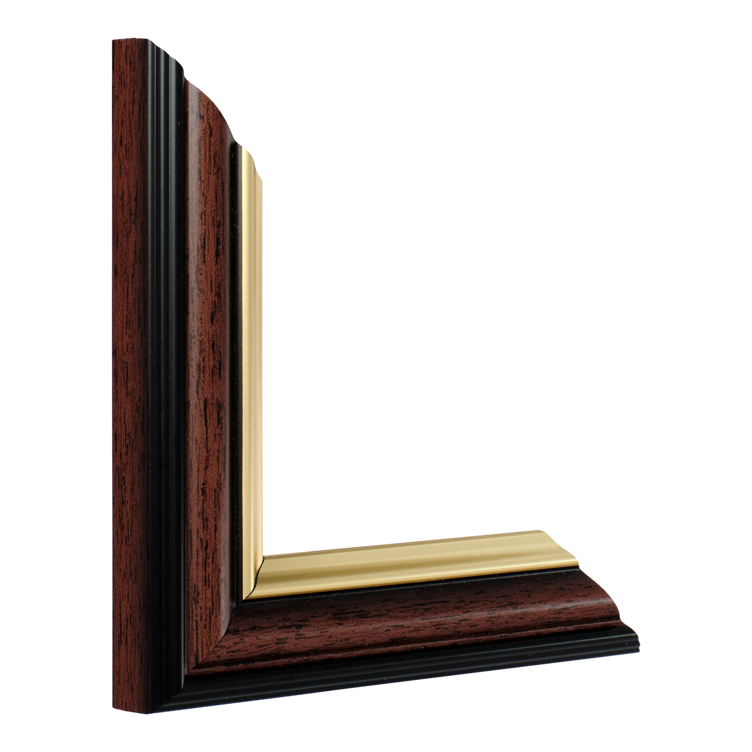 Vertical view of ecoempire brown picture frame sample