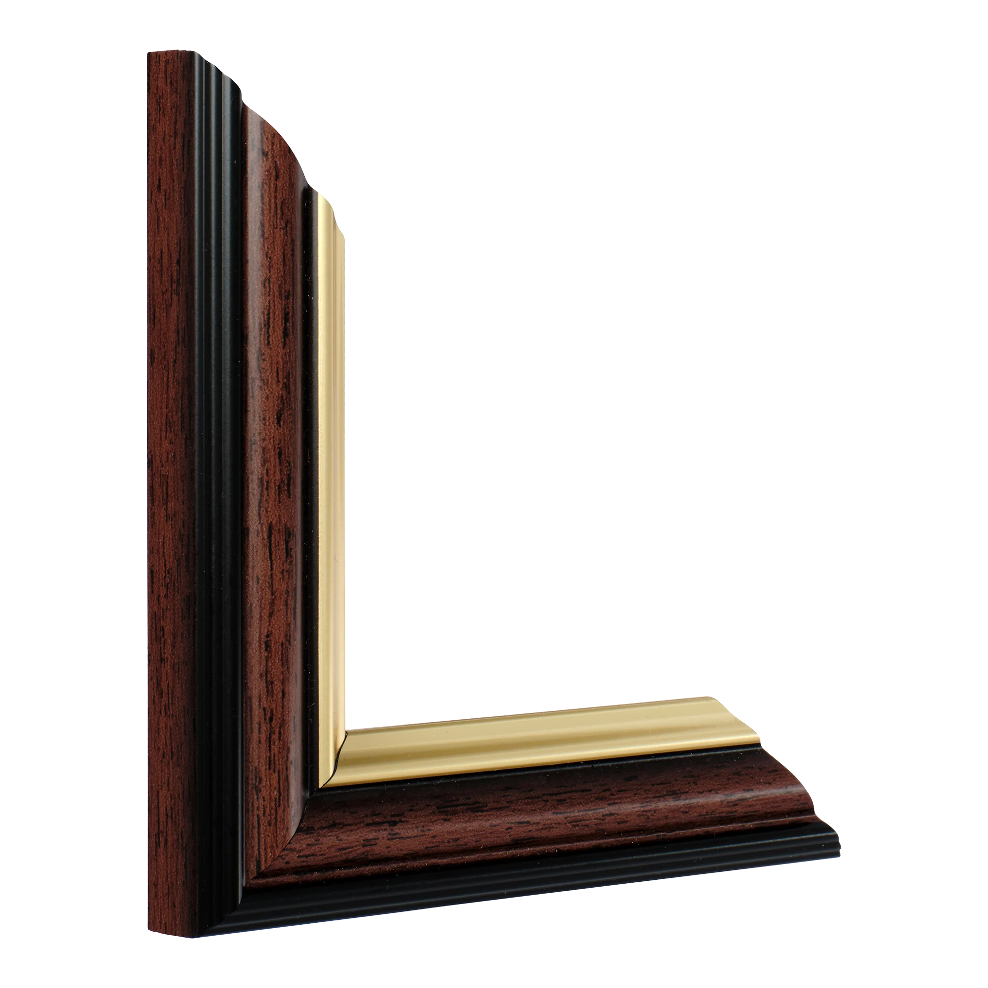 Vertical view of ecoempire brown picture frame sample