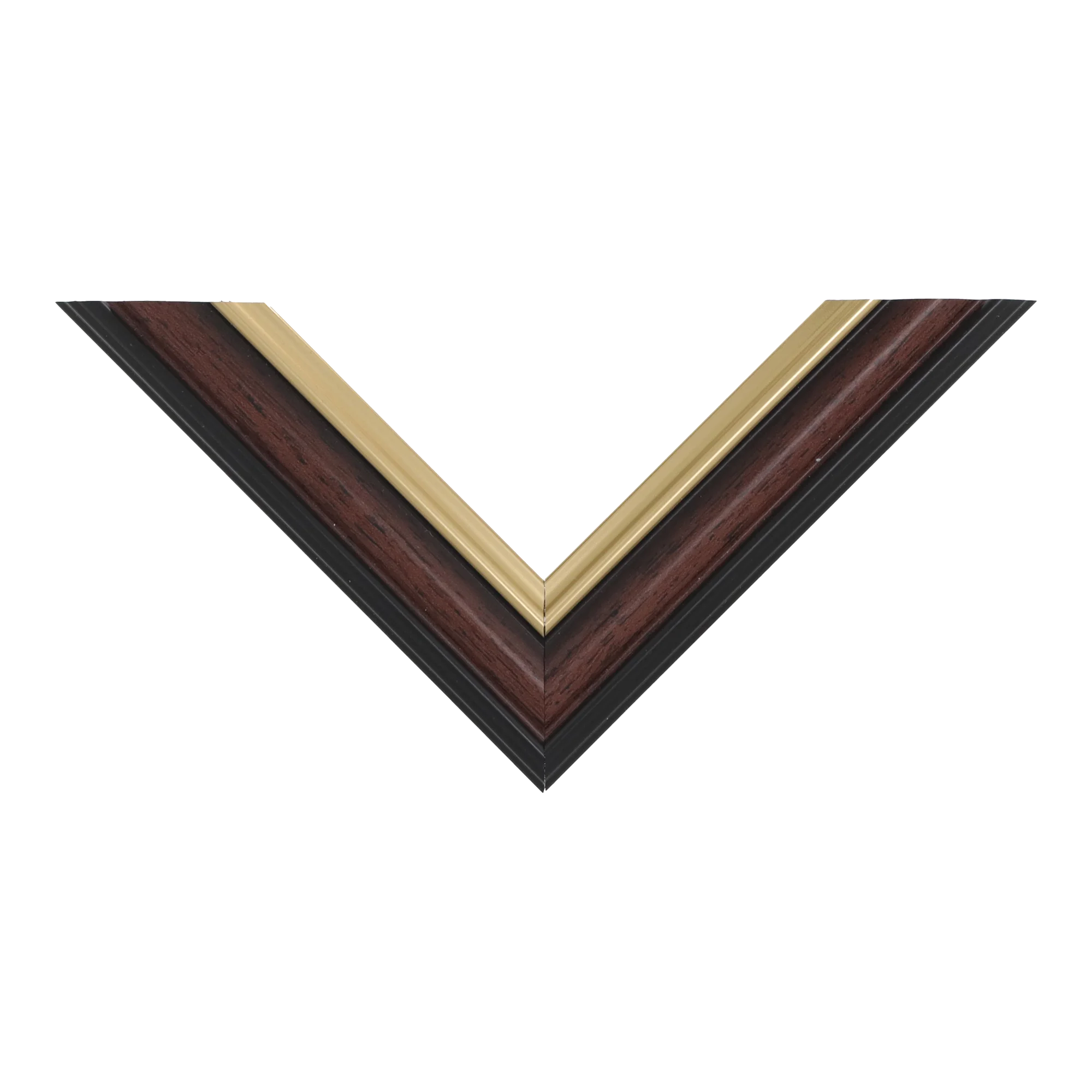 Top view of EcoEmpire picture frame in brown