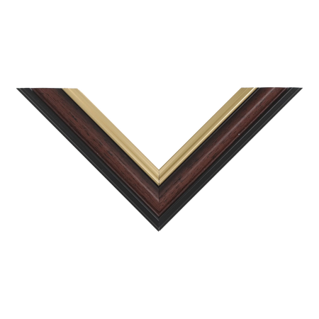 Top view of EcoEmpire picture frame in brown