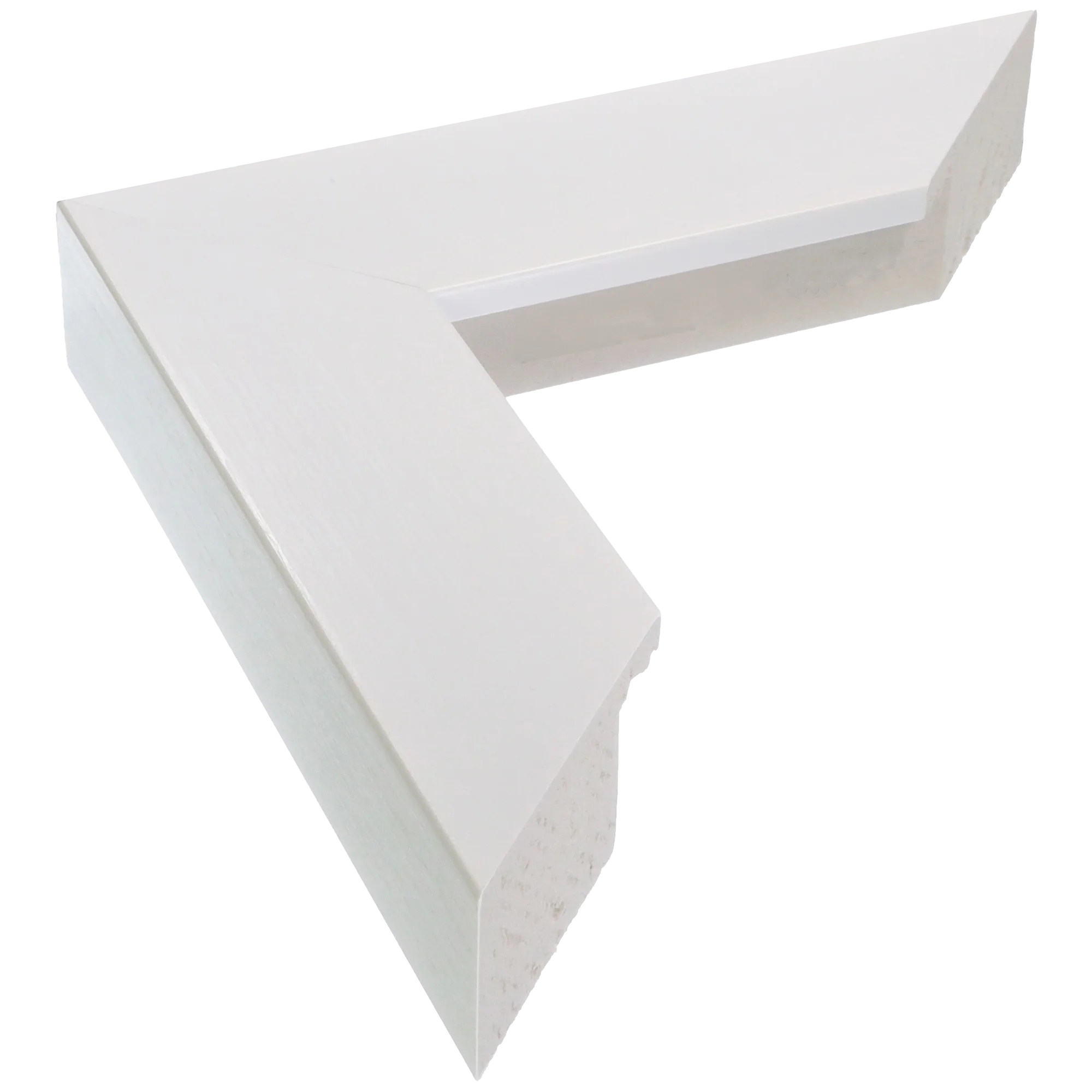 Edge in brushed white picture frame