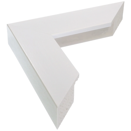 Edge in brushed white picture frame
