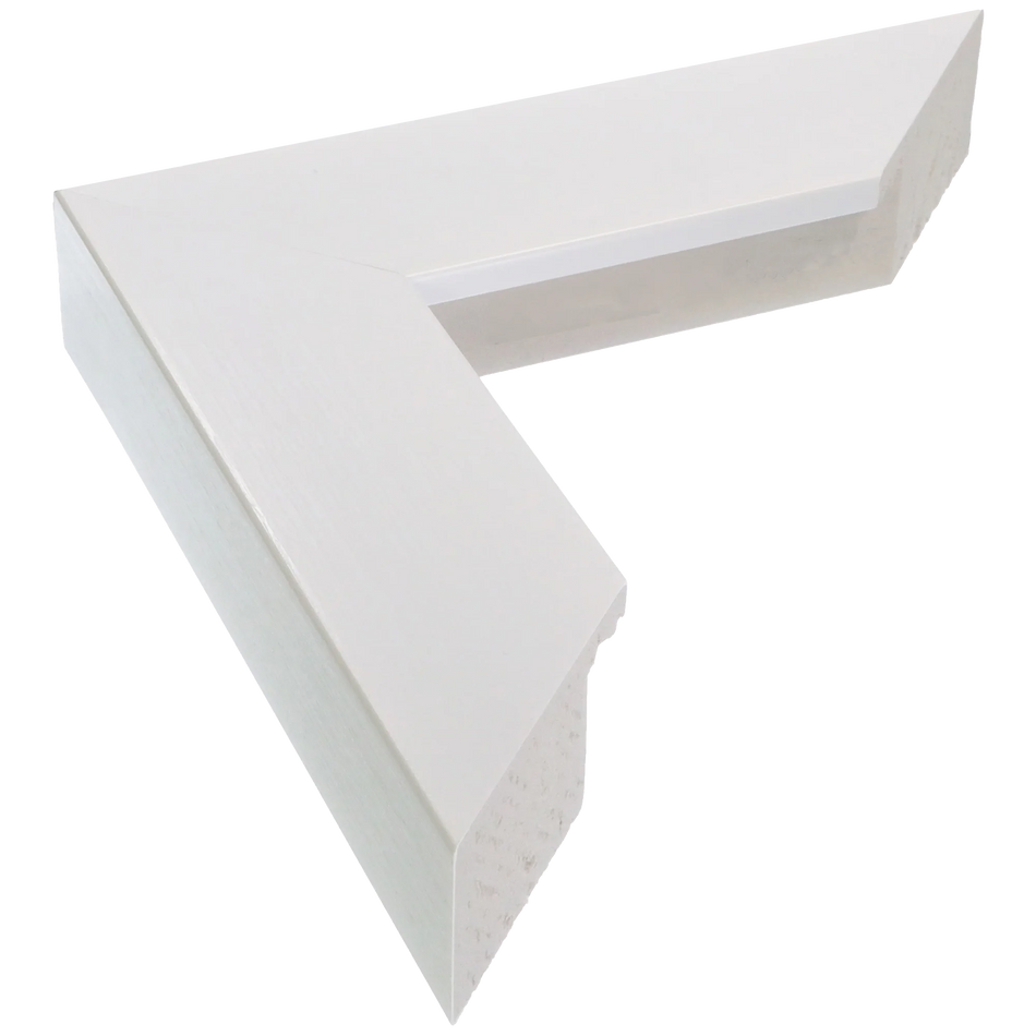 Edge in brushed white picture frame