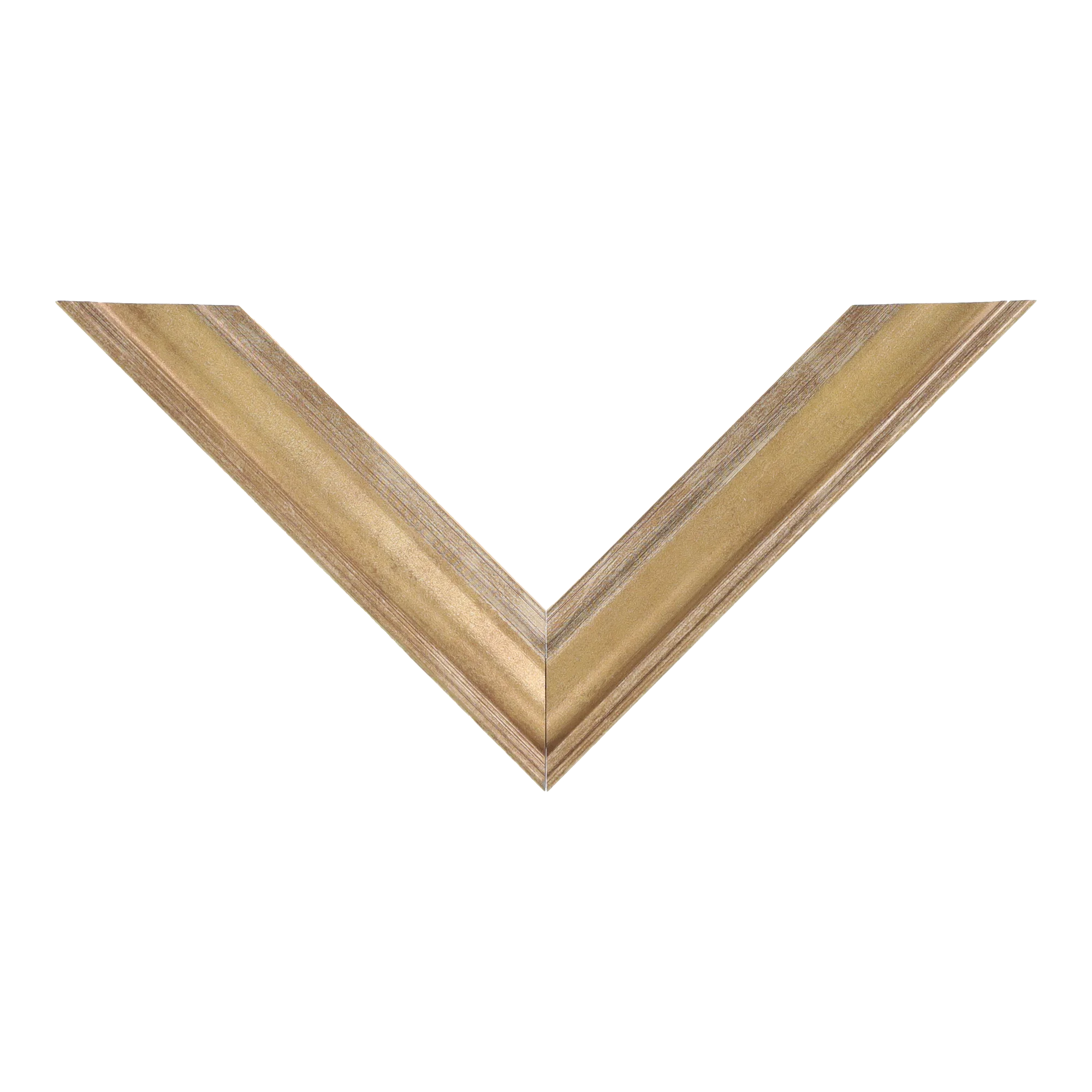 Top view of Elegance picture frame in gold