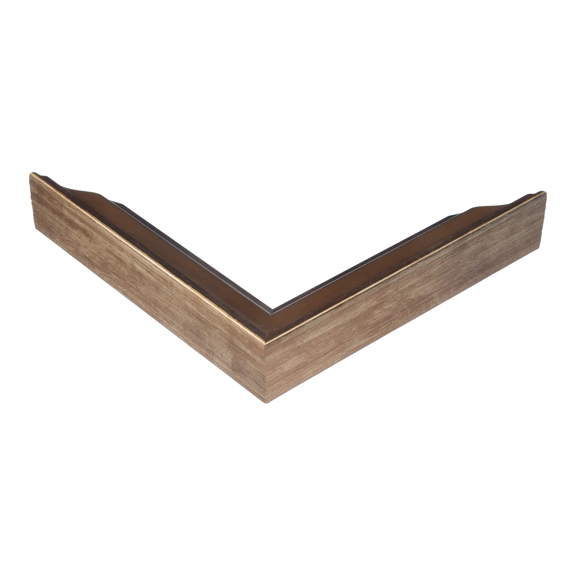 Corner view of Elegance in gold picture frame