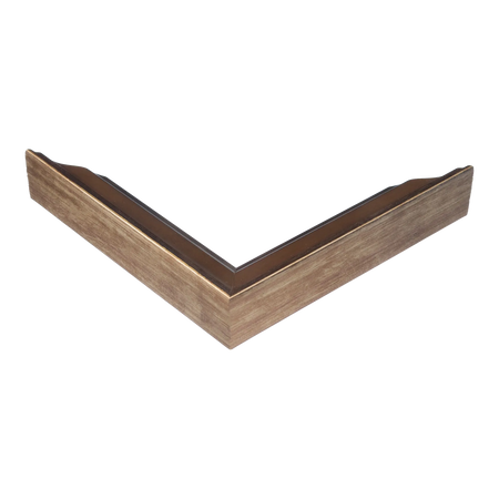 Corner view of Elegance in gold picture frame