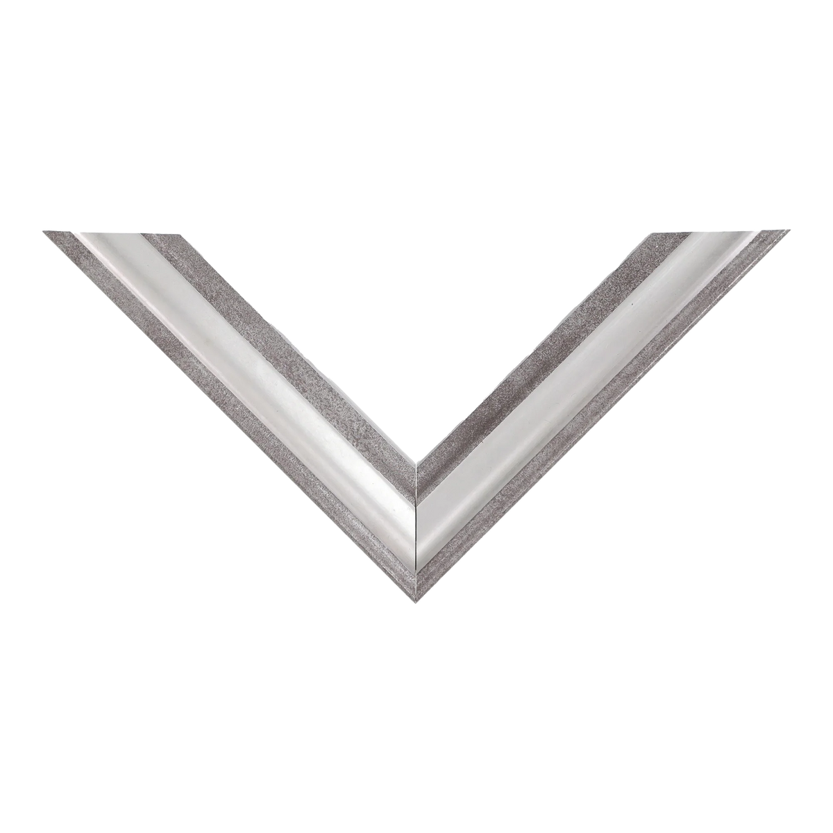 Top view of Elegance picture frame in silver