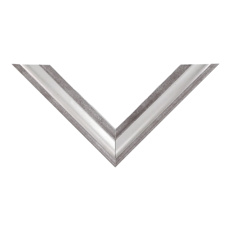 Top view of Elegance picture frame in silver