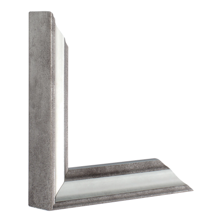 Vertical view of elegance silver picture frame